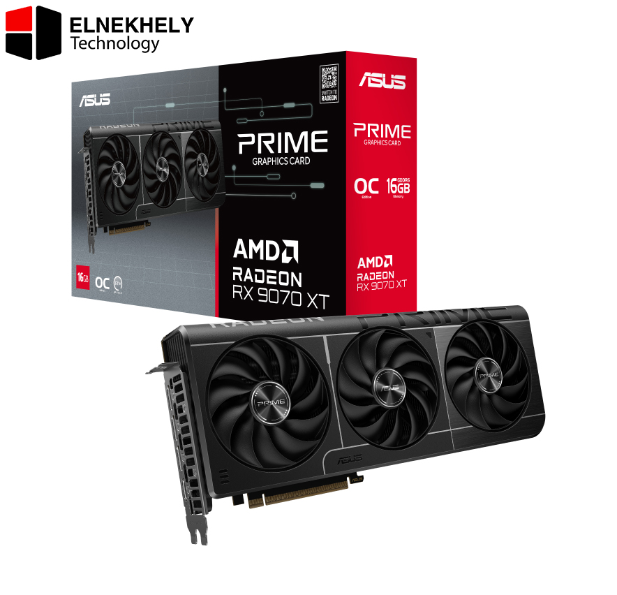 ASUS PRIME Radeon RX 9070 XT 16GB 256-Bit GDDR6 PCI Express 5.0